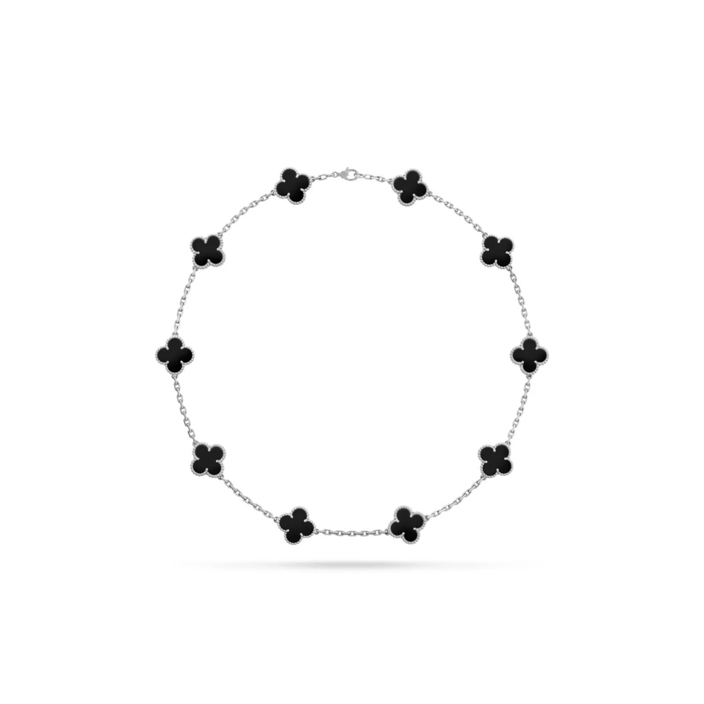 VAN CLEEF ARPELS VINTAGE ALHAMBRA NECKLACE 10 MOTIFS